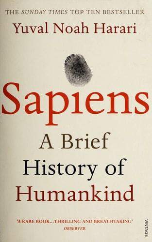 Sapiens : a brief history of humankind cover