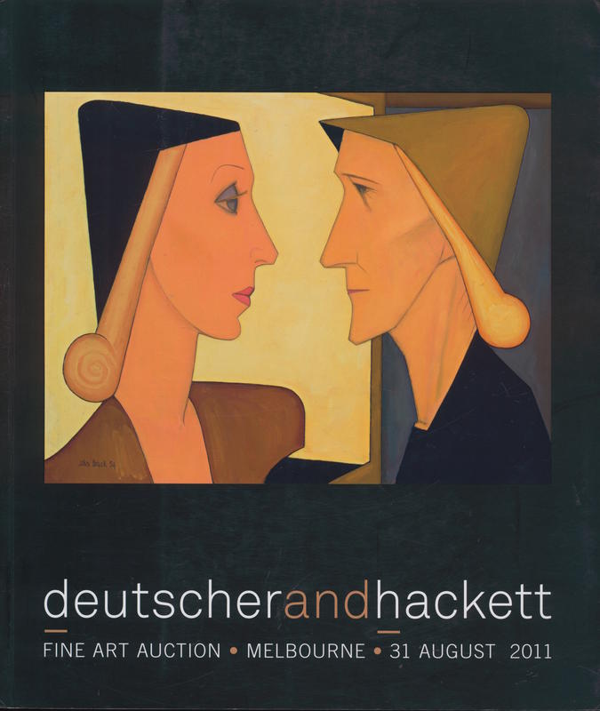 Important Australian and international works of art : fine art auction, Melbourne, Wednesday 31 August 2011 / Deutscher and Hackett cover
