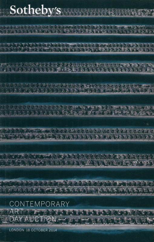 Contemporary art day auction : auction in London, 18 October 2014 / Sotheby's cover