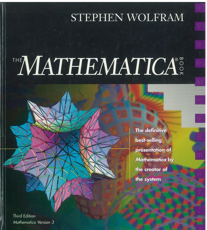 The Mathematica book / Stephen Wolfram cover
