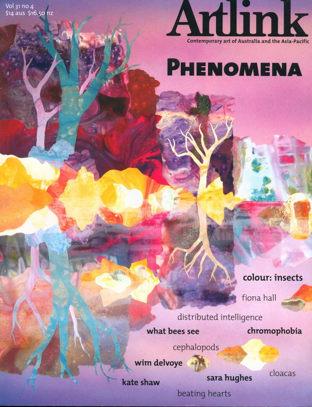 Artlink : phenomena, vol. 31, no. 4, December 2011 cover