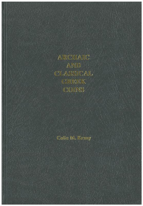 Archaic and classical Greek coins cover