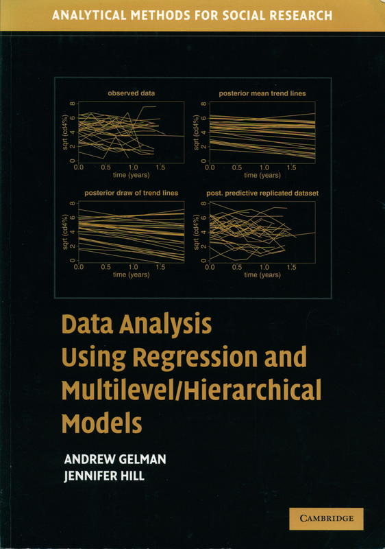Data analysis using regression and multilevel/hierarchical models / Andrew Gelman ; Jennifer Hill cover