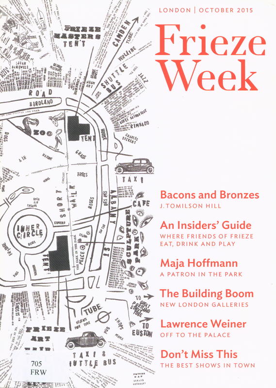Frieze week cover