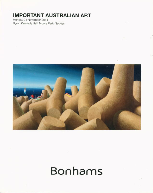 Important Australian art : Monday 24 November 2014 at 6.30pm / Bonhams 1793 Ltd cover
