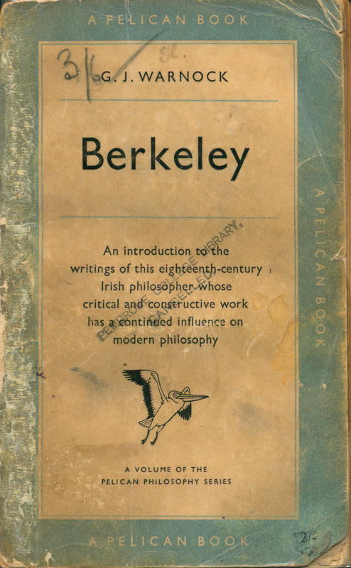 Berkeley / G. J. Warnock cover