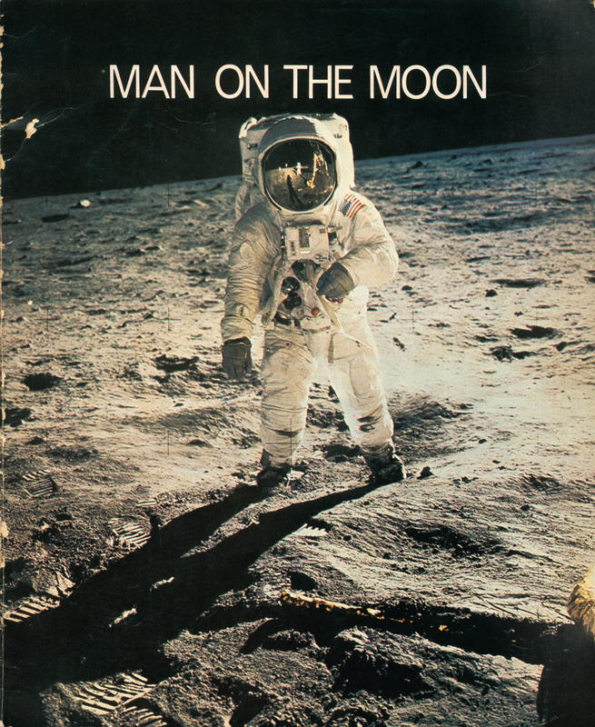 Man on the moon / Mercury Newspaper cover