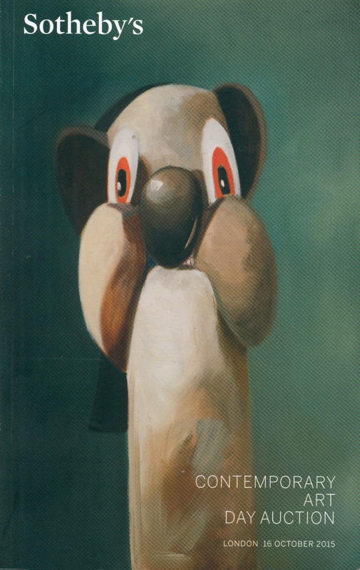 Contemporary art day auction : 16 October 2015 / Sotheby's cover