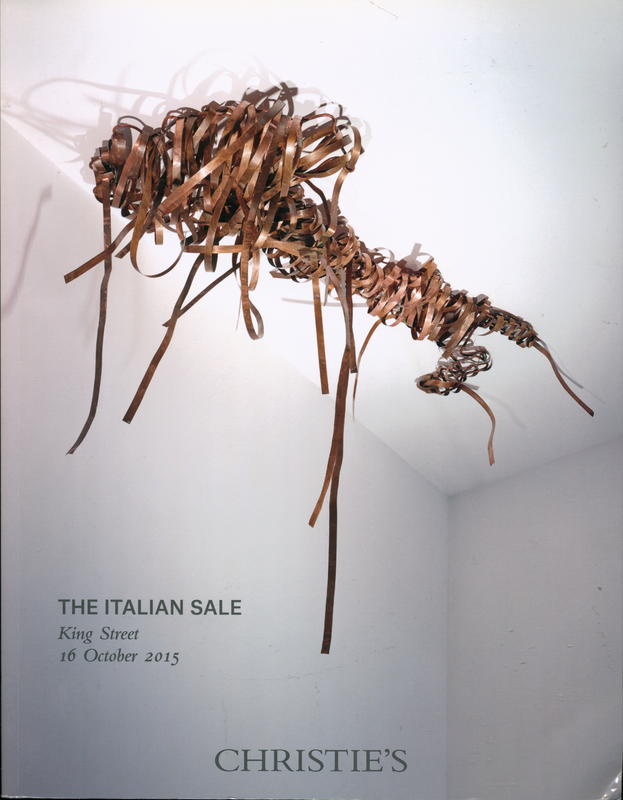 The Italian sale : Friday 16 October 2015 / Christie's cover