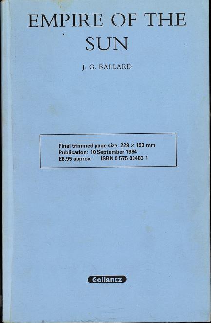 Empire of the sun / J. G. Ballard cover