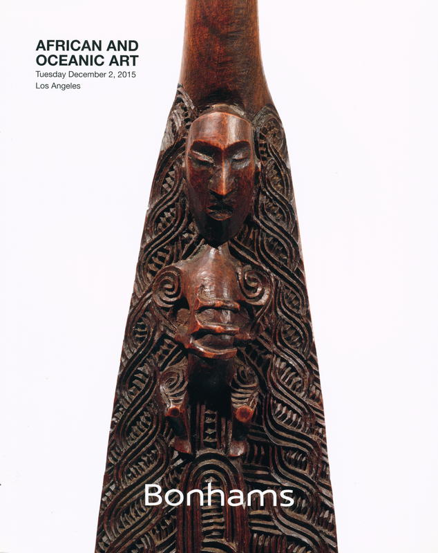 African and Oceanic art : Tuesday December 2, 2015 at 10am, Los Angeles / Bonhams cover