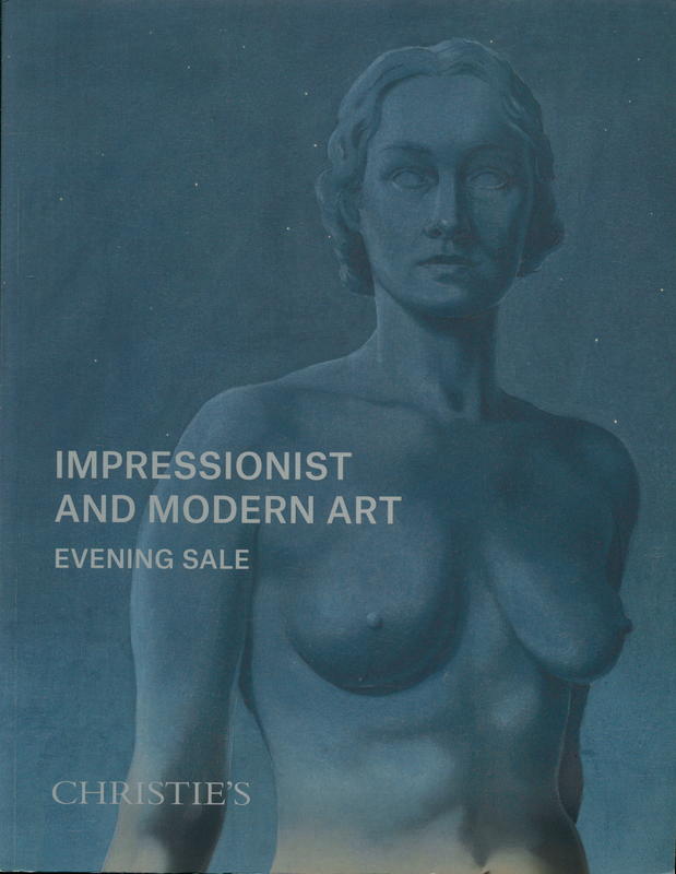 Impressionist & modern art evening sale : Thursday 12 November 2015 / Christie's cover