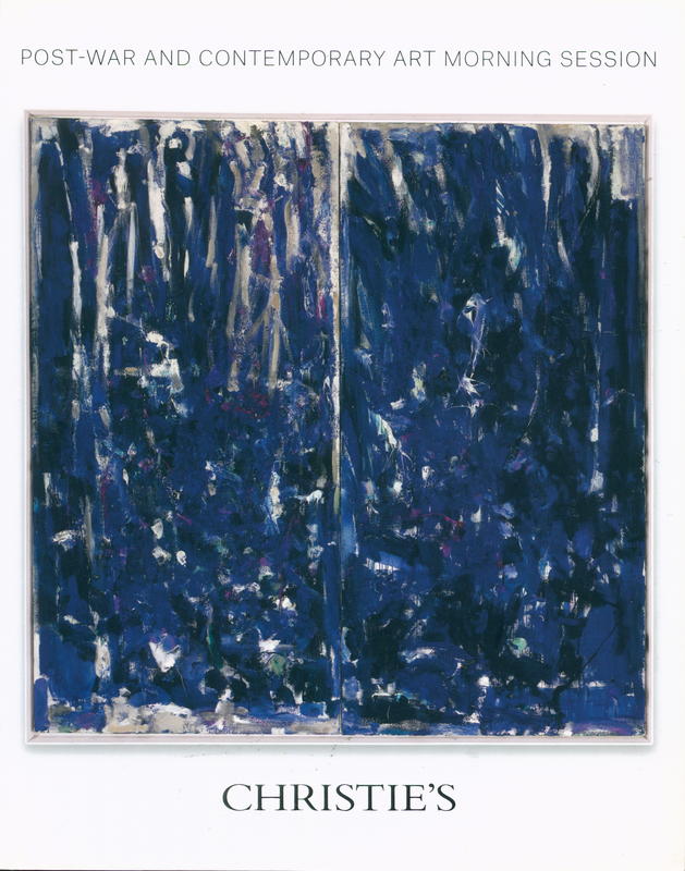 Post-war and contemporary art morning session : Wednesday 11 November 2015 / Christie's cover