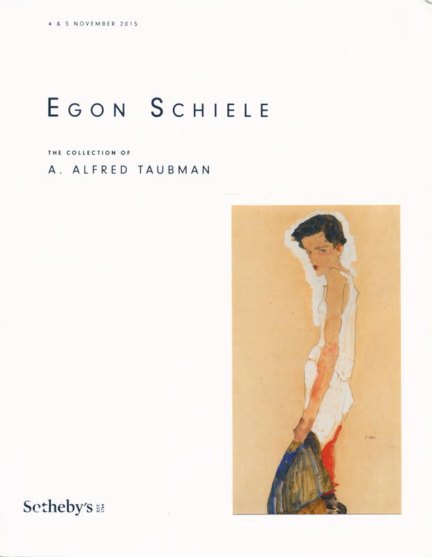 Egon Schiele : the Collection of A. Alfred Taubman : auction in New York, Wednesday 4 November 2015 / Sotheby's cover