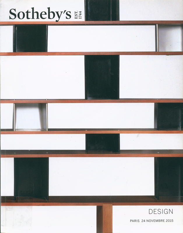 Design : vente a Paris, 24 November 2015 / Sotheby's cover