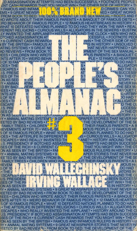 The people's almanac #3 / by David Wallechinsky and Irving Wallace cover