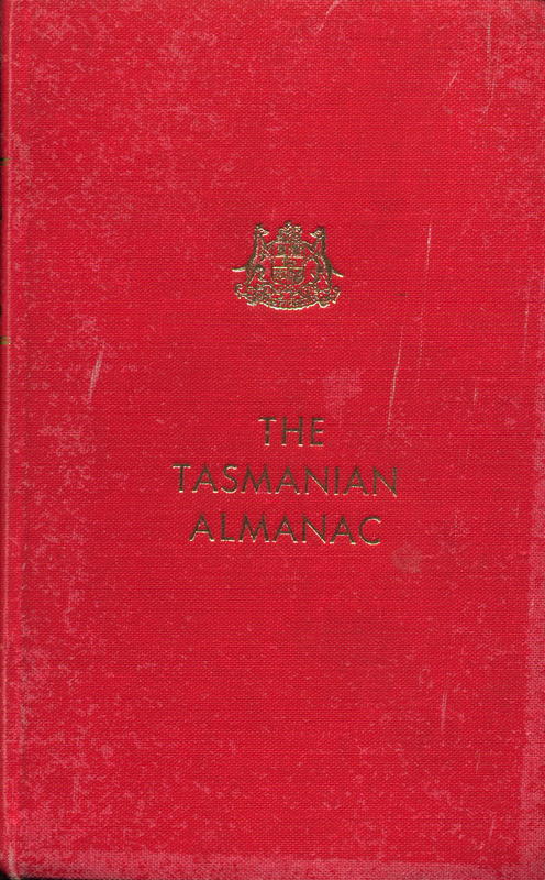 The Tasmanian almanac ('The Red Book') : 1975-76 cover
