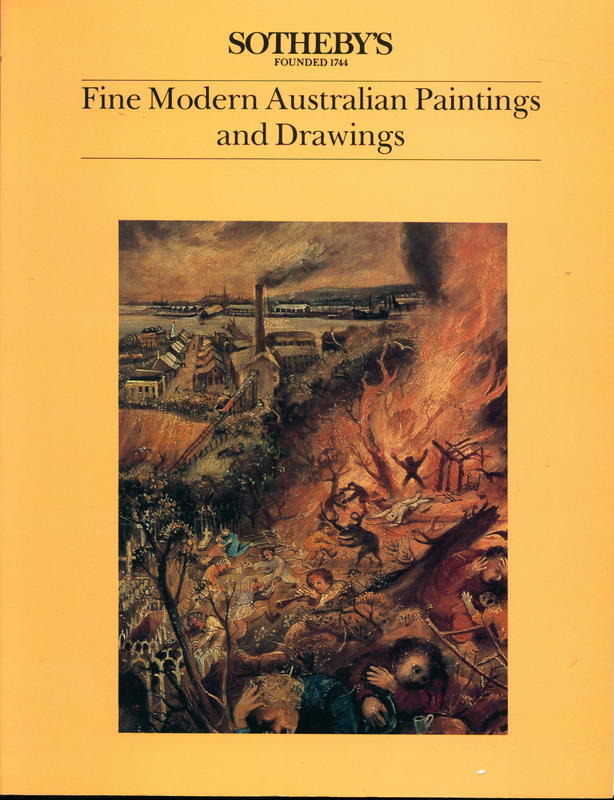 Fine modern Australian paintings and drawings / Sotheby's Australia Pty Ltd cover