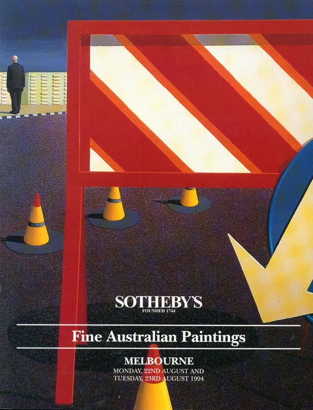 Fine Australian paintings and sculpture, drawings, prints and photographs and European paintings, prints and sculpture including the Collection of Mrs Una Fraser : [Monday 22nd August, 1994] / Sotheby's Australia cover