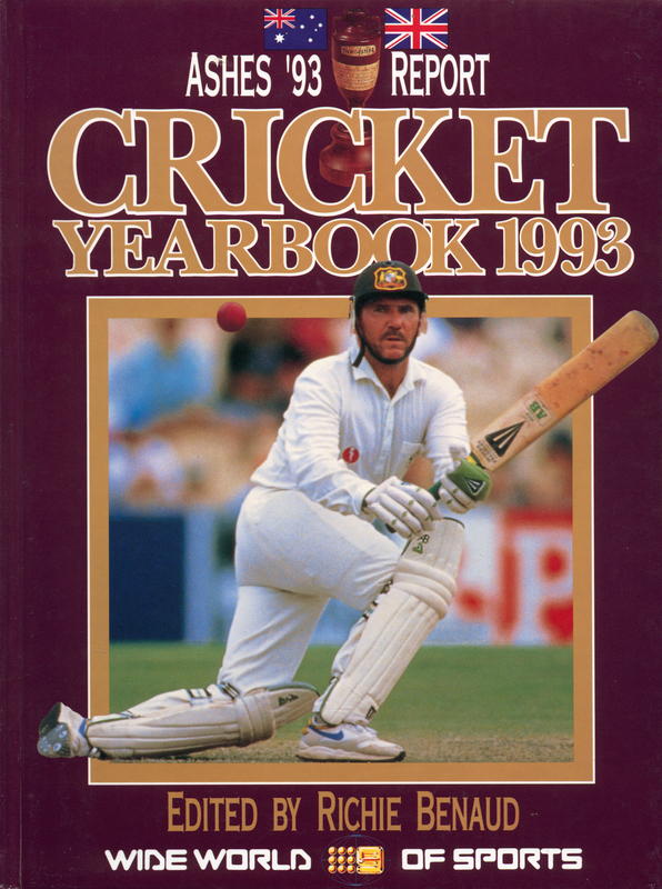 Cricket yearbook 1993 / edited by Richie Benaud cover
