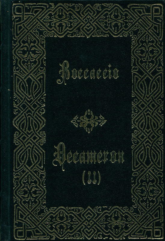 The decameron : volume two / Giovanni Boccaccio cover