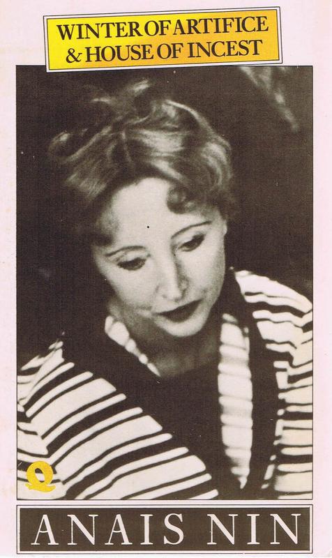 Winter of artifice ; House of incest / Anais Nin ; prefatory note by Gunther Stuhlmann cover