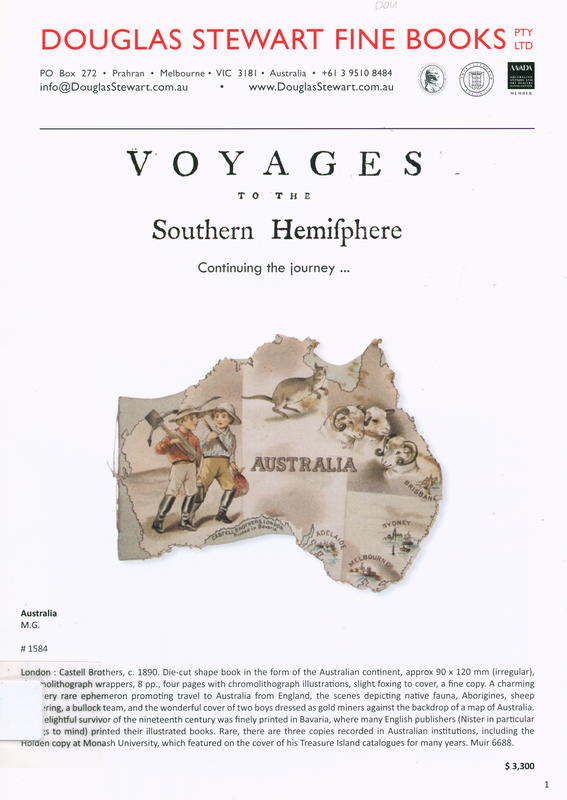 Voyages to the Southern Hemisphere : continuing the journey / Douglas Stewart Fine Books cover