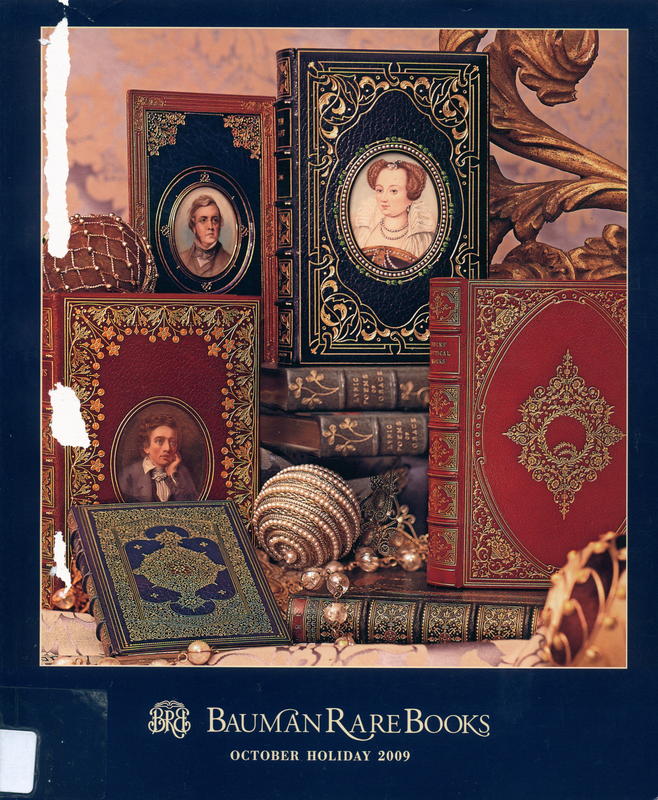 October holiday 2009 catalogue / Bauman Rare Books cover