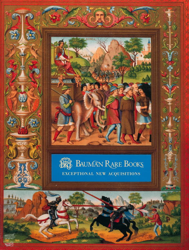 Exceptional new acquisitions : a selection of important newly acquired books and manuscripts in all fields, many from private collections : August 2010 catalogue / Bauman Rare Books cover