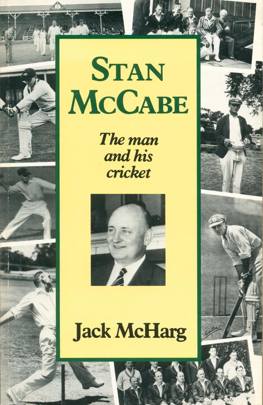 Stan McCabe : the man and his cricket / Jack McHarg cover