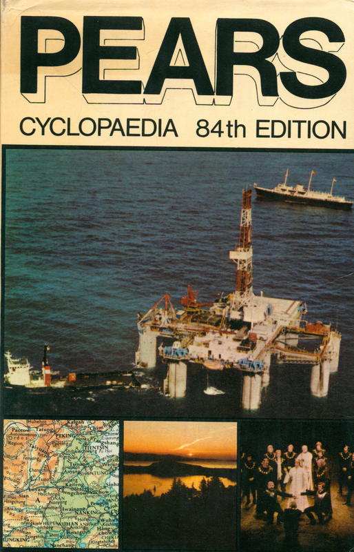 Pears cyclopedia 1975-76 : a book of background information and reference for everyday use / edited by L. Mary Barker and Christopher Cook cover