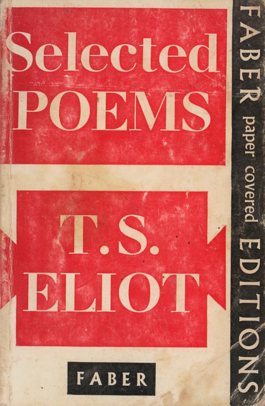 Selected poems / T. S. Eliot cover
