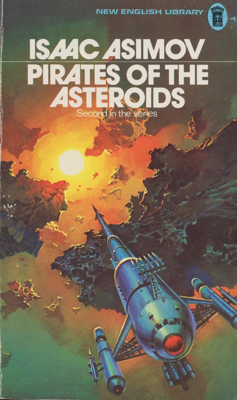 Pirates of the asteroids / Isaac Asimov cover