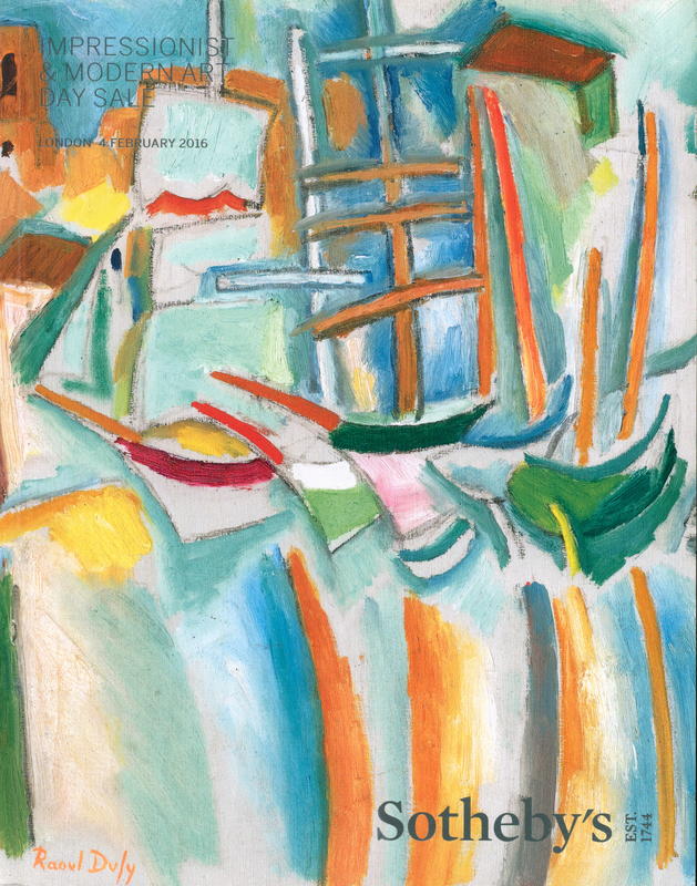 Impressionist and modern art day sale : auction in London, 4 February 2016 / Sotheby's cover