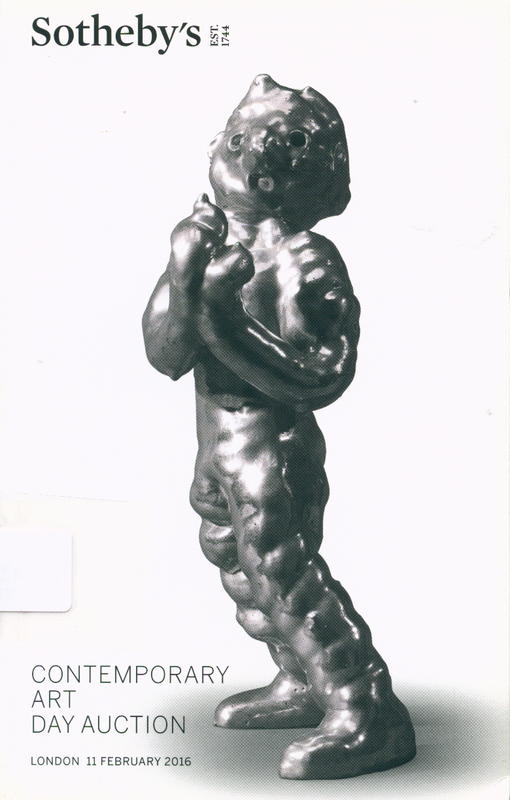 Contemporary art day auction : auction in London, 11 February 2016 / Sotheby's cover