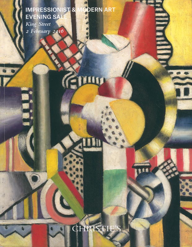 Impressionist and modern art evening sale : Tuesday 2 February 2016 at 7.00 pm / Christie's cover