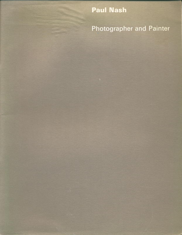 Paul Nash : photographer and painter cover