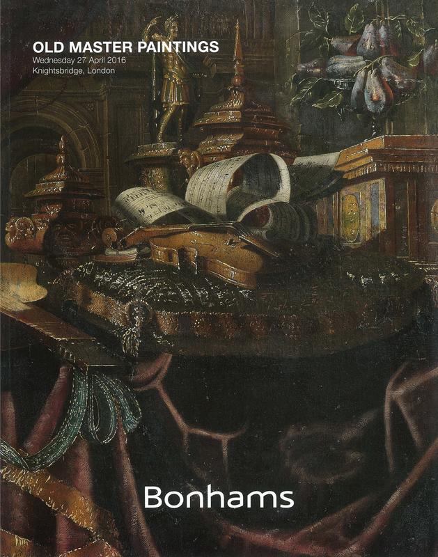 Old master paintings : Wednesday 27 April 2016 at 1pm, Knightsbridge, London / Bonhams 1793 Limited cover