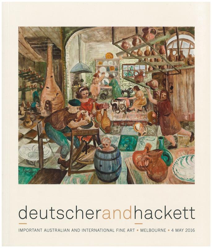 Important Australian and international fine art : featuring the Gene & Brian Sherman Capsule Collection II : Melbourne, 4 May 2016 / Deutscher and Hackett cover