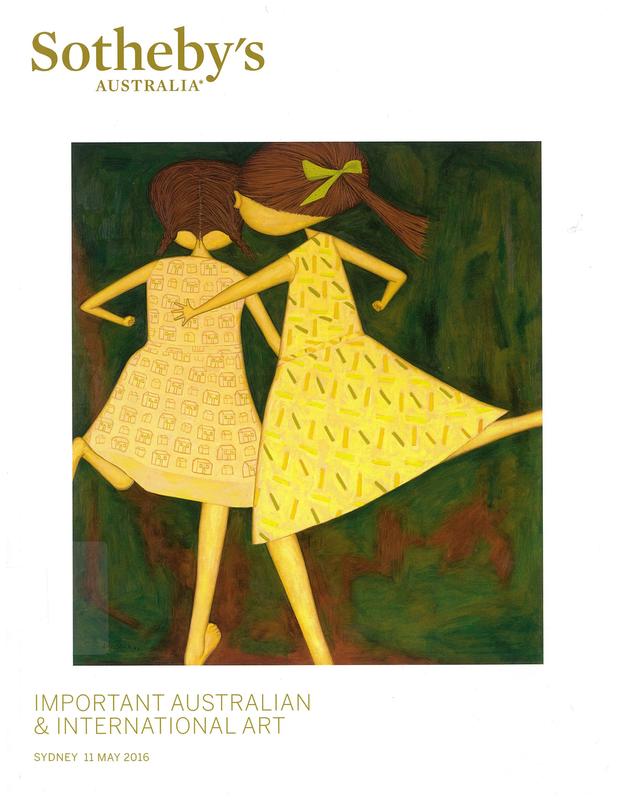 Important Australian and international art : auction in Sydney, 11 May 2016 / Sotheby's Australia cover