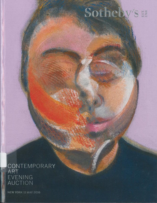 Contemporary art evening auction : auction in New York, 11 May 2016 / Sotheby's cover
