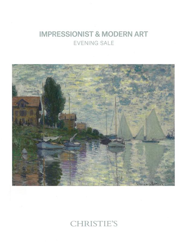 Impressionist and modern art : evening sale, Thursday 12 May 2016 / Christie's cover