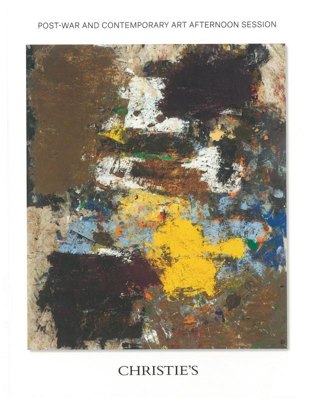 Post-war and contemporary art afternoon session : Wednesday 11 May 2016 / Christie's cover