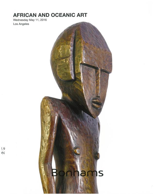 African and Oceanic art : Wednesday May 11, 2016 at 10am, Los Angeles / Bonhams cover