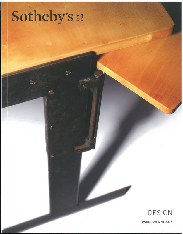 Design : vente a Paris, 24 Mai 2016 / Sotheby's cover