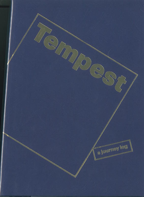 Tempest : a journey log / [by Juliana Engberg, Jane Stewart ; foreword by Janet Carding] cover