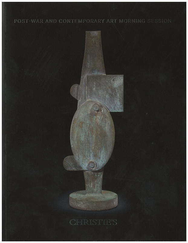 Post-war and contemporary art morning session : Wednesday 16 November 2016 / Christie's cover