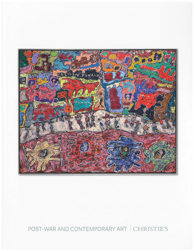 Post-war and contemporary art evening sale : Tuesday 15 November 2016 at 7.00 pm / Christie's cover