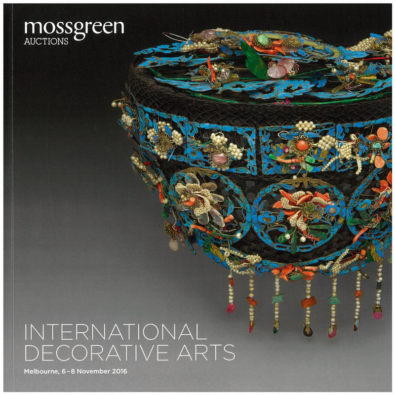 International decorative arts : Melbourne, 6-8 November 2016 / Mossgreen Auctions cover