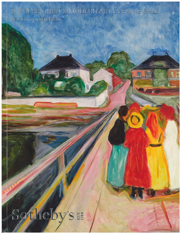 Impressionist & modern art evening sale : auction in New York, 14 November 2016 / Sotheby's cover